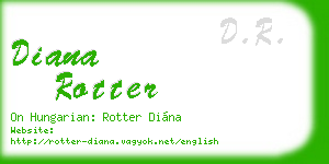 diana rotter business card