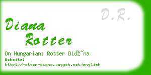 diana rotter business card